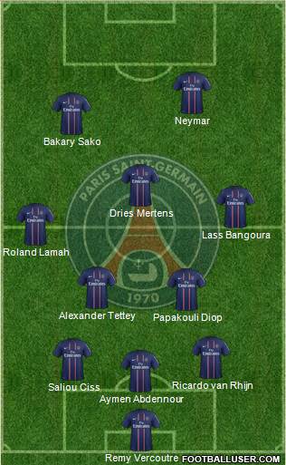 Paris Saint-Germain Formation 2013