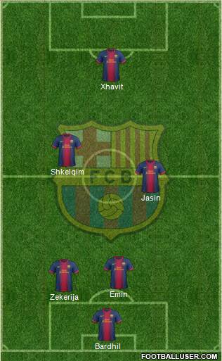 F.C. Barcelona Formation 2013