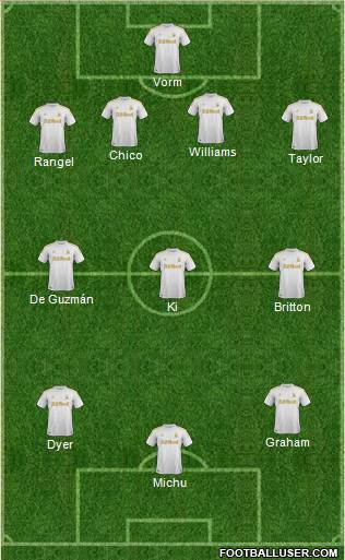 Swansea City Formation 2013