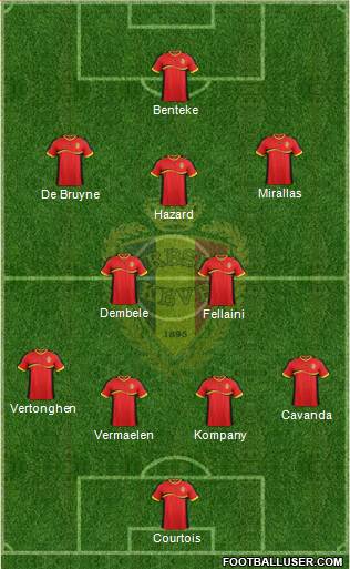 Belgium Formation 2013