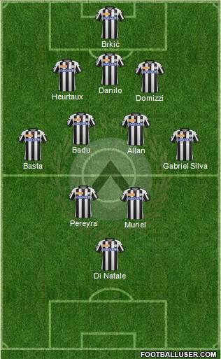 Udinese Formation 2013