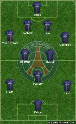 Paris Saint-Germain Formation 2013