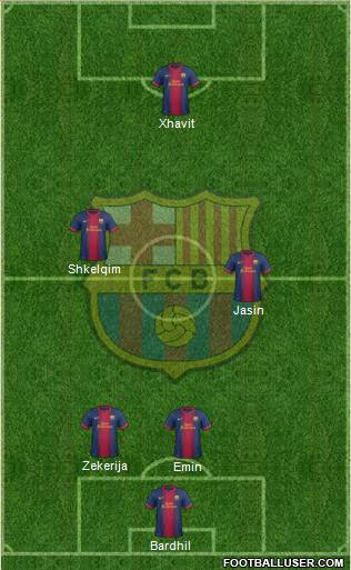 F.C. Barcelona Formation 2013