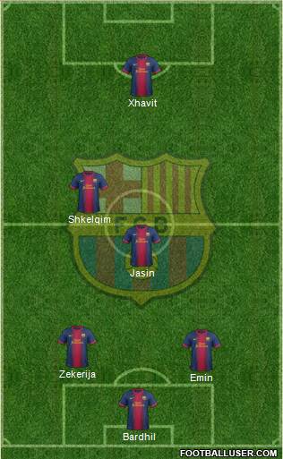 F.C. Barcelona Formation 2013