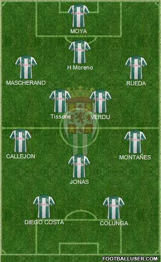Córdoba C.F., S.A.D. Formation 2013