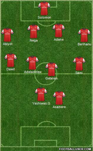 Arsenal Formation 2013
