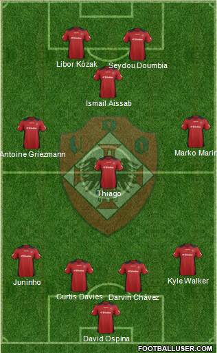 União Desportiva Oliveirense Formation 2013