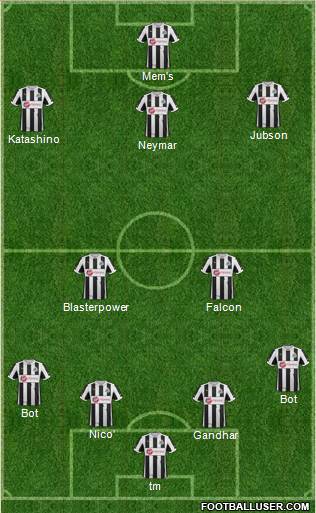 Newcastle United Formation 2013