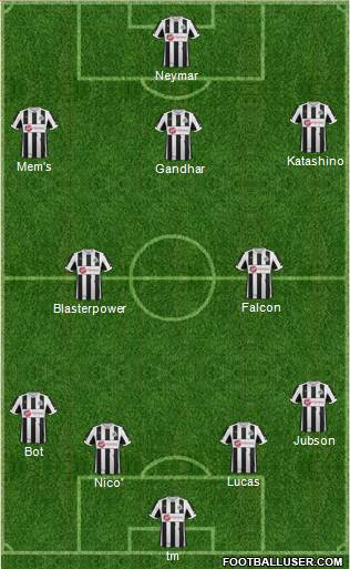 Newcastle United Formation 2013