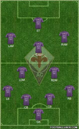 Fiorentina Formation 2013