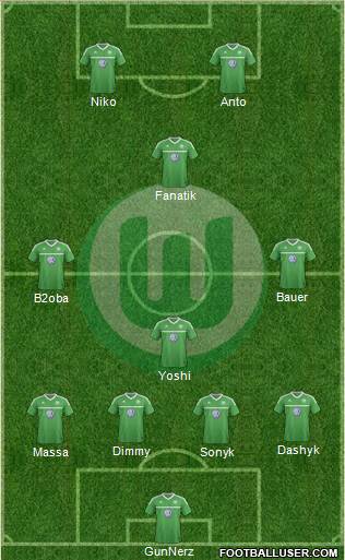 VfL Wolfsburg Formation 2013