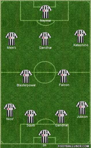 Newcastle United Formation 2013