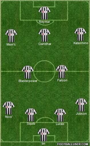 Newcastle United Formation 2013