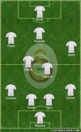 Galatasaray SK Formation 2013
