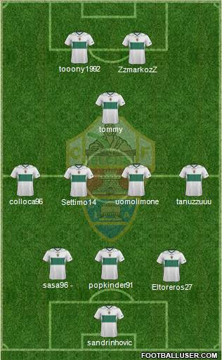 Elche C.F., S.A.D. Formation 2013
