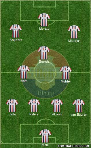 Willem II football formation