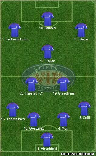 Vålerenga Fotball Formation 2013