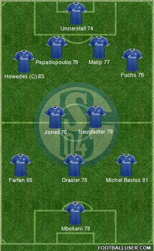 FC Schalke 04 Formation 2013