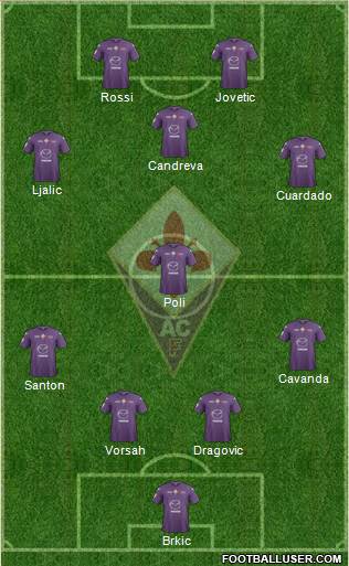 Fiorentina Formation 2013