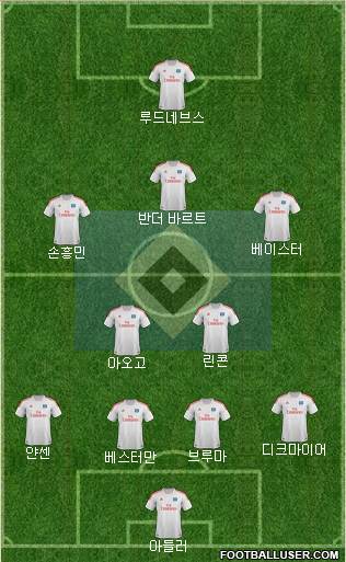 Hamburger SV Formation 2013
