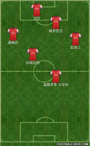 Arsenal Formation 2013