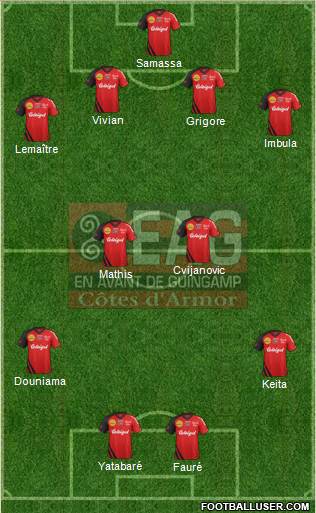 En Avant de Guingamp Formation 2013