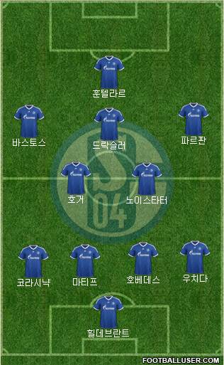 FC Schalke 04 Formation 2013