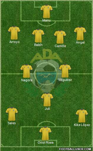 A.D. Alcorcón Formation 2013