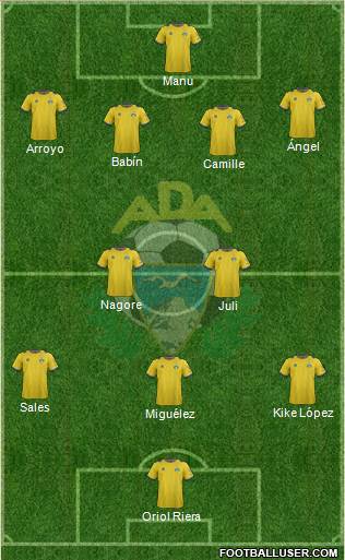 A.D. Alcorcón Formation 2013
