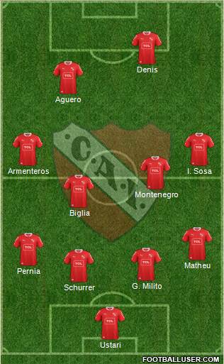 Independiente Formation 2013