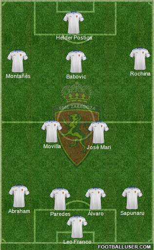 R. Zaragoza S.A.D. Formation 2013