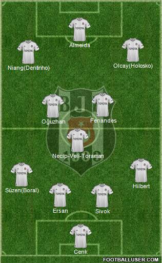 Besiktas JK Formation 2013