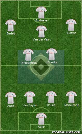Hamburger SV Formation 2013