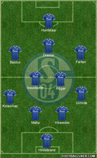 FC Schalke 04 Formation 2013