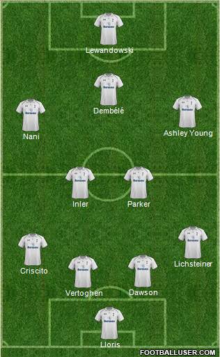 Tottenham Hotspur Formation 2013