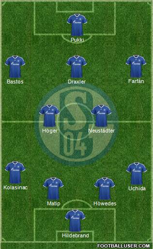 FC Schalke 04 Formation 2013
