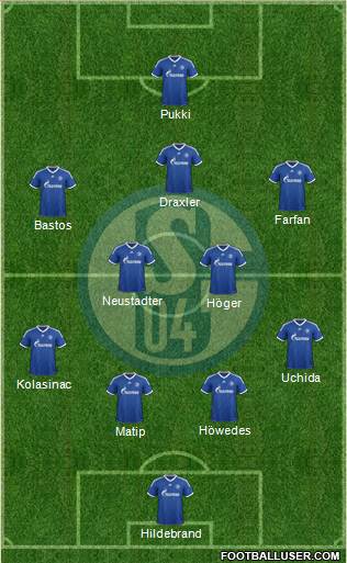 FC Schalke 04 Formation 2013