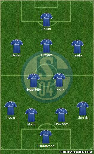 FC Schalke 04 Formation 2013