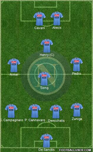 Napoli Formation 2013