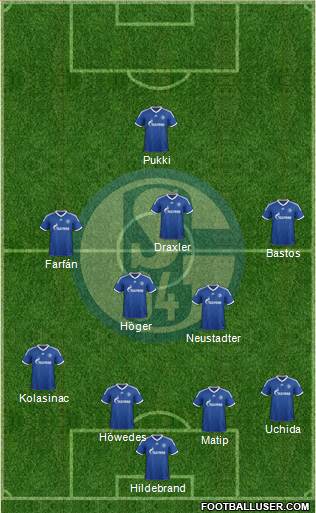 FC Schalke 04 Formation 2013