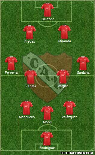 Independiente Formation 2013
