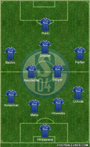 FC Schalke 04 Formation 2013