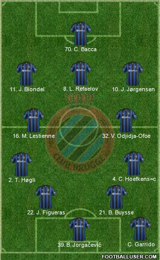 Club Brugge KV Formation 2013
