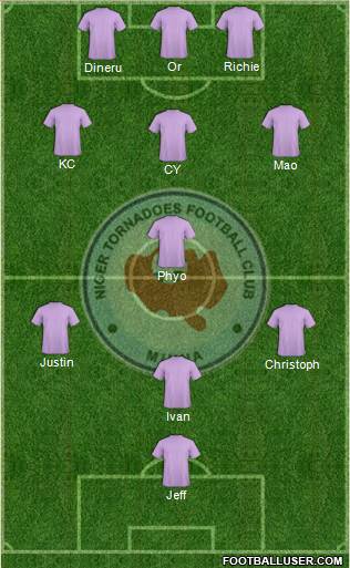 Niger Tornadoes FC Formation 2013