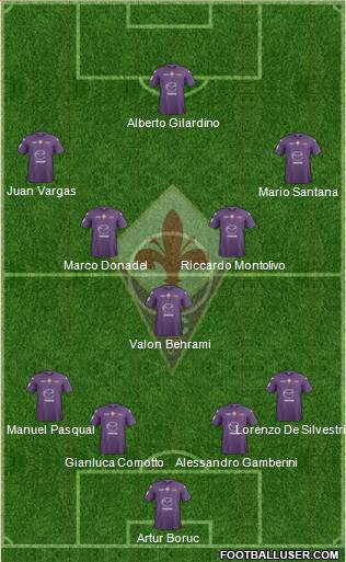 Fiorentina Formation 2013