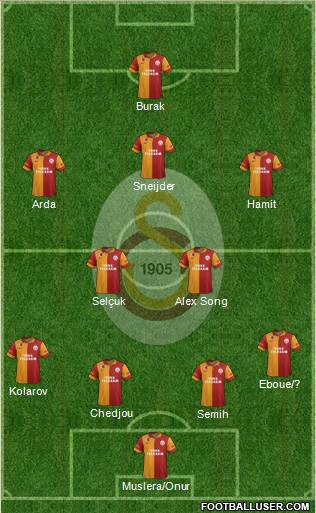Galatasaray SK Formation 2013