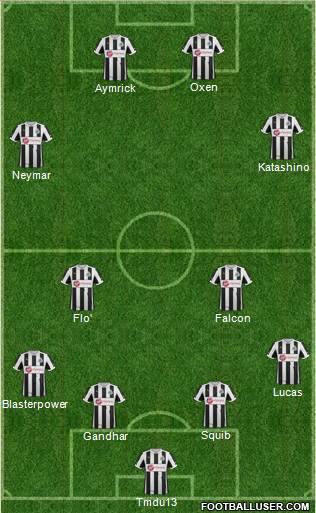 Newcastle United Formation 2013