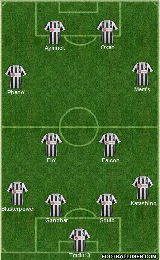 Newcastle United Formation 2013