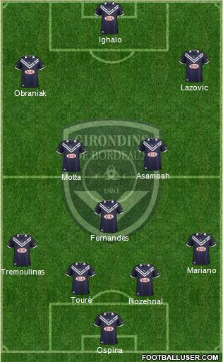 FC Girondins de Bordeaux Formation 2013