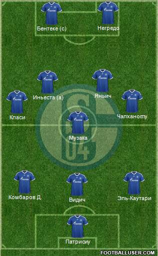 FC Schalke 04 Formation 2013
